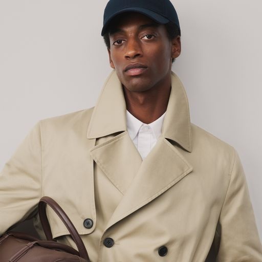 Men: Three ways to wear a trench coat